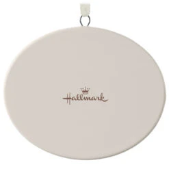 Hallmark 1-Sided Oval Ceramic Photo Ornament -Hallmark Gift Shop 1Sided Oval Ceramic Photo Ornament 1999QHE1911B1 06