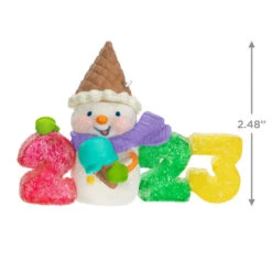 Hallmark Sweet Decade 2023 Ornament -Hallmark Gift Shop 2023 Gumdrops and Snowman Keepsake Ornament 1599QXR8027 03