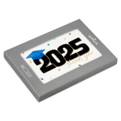 Hallmark 2025 Grad Cap And Confetti Graduation Thank-You Notes, Pack Of 10