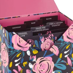 Hallmark Assorted Cards For All Occasions In Floral Organizer Box, Box Of 24 -Hallmark Gift Shop 24 Cards for AllOccasions in Floral Organizer Box 5EDX3457 07