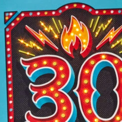 Hallmark 30 Killin' It Musical 30th Birthday Card With Light -Hallmark Gift Shop 30 Killin It Musical 30th Birthday Card With Light 799ARH1472 04