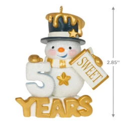 Hallmark 50 Sweet Years Special Edition Ornament -Hallmark Gift Shop 50 Sweet Years Snowman Keepsake Ornament 1799QGO2509 03
