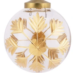 Signature Gold-Etched Glass Hallmark Ornaments, Set Of 6 -Hallmark Gift Shop 6 Gold Etched Glass Ball Christmas Ornaments 1HGO3408 06