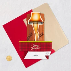 Hallmark A Christmas Story™ Leg Lamp 3D Pop-Up Christmas Card -Hallmark Gift Shop A Christmas Story Leg Lamp 3D PopUp Christmas Card 799XPJ7993 05