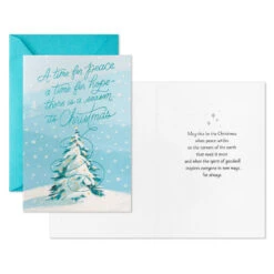 Hallmark A Time For Peace Boxed Christmas Cards, Pack Of 16 -Hallmark Gift Shop A Time for Peace Boxed Christmas Cards 1XPX1280 03