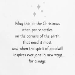 Hallmark A Time For Peace Boxed Christmas Cards, Pack Of 16 -Hallmark Gift Shop A Time for Peace Boxed Christmas Cards 1XPX1280 04