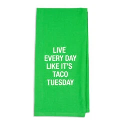 Taco Tuesday Funny Tea Towel