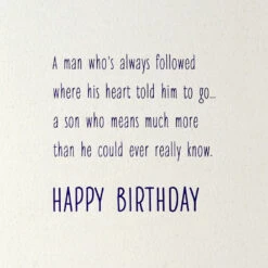 Hallmark The Man You Have Become Birthday Card For Son -Hallmark Gift Shop Abstract Landscape Painting Birthday Card for Son 699MAN4441 03