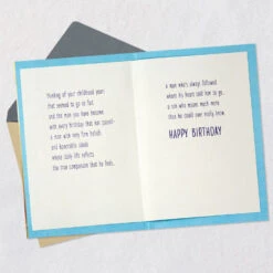 Hallmark The Man You Have Become Birthday Card For Son -Hallmark Gift Shop Abstract Landscape Painting Birthday Card for Son 699MAN4441 04