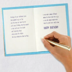 Hallmark The Man You Have Become Birthday Card For Son -Hallmark Gift Shop Abstract Landscape Painting Birthday Card for Son 699MAN4441 07