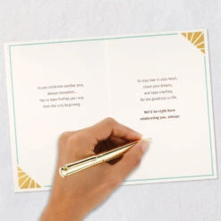 Hallmark Celebrating Your Journey Birthday Card For Nephew -Hallmark Gift Shop Abstract Mountains and Sun Nephew Birthday Card 699MAN4538 08