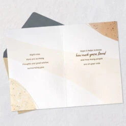 Hallmark You're Going To Be Loved Through This Encouragement Card -Hallmark Gift Shop Abstract Shapes Encouragement Card 659C8098 04