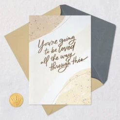 Hallmark You're Going To Be Loved Through This Encouragement Card -Hallmark Gift Shop Abstract Shapes Encouragement Card 659C8098 07