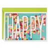 Hallmark Confetti Wishes Birthday Card -Hallmark Gift Shop Acrylic Box With Confetti Birthday Card 859LAD4064 01