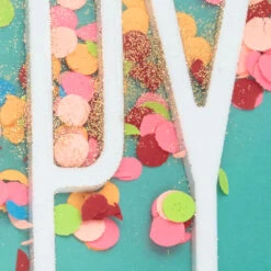 Hallmark Confetti Wishes Birthday Card -Hallmark Gift Shop Acrylic Box With Confetti Birthday Card 859LAD4064 04