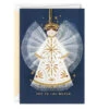 Hallmark Joy To The World Christmas Card With Angel Ornament -Hallmark Gift Shop Angel Ornament Christmas Card 959IXC1041 01