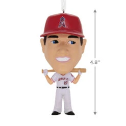 Hallmark MLB Angels™ Mike Trout Bobblehead Ornament -Hallmark Gift Shop Angels Mike Trout Bobblehead Christmas Ornament 1OSL2429 03