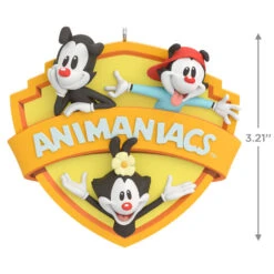 Hallmark Animaniacs™ Zany To The Max! Ornament -Hallmark Gift Shop Animaniacs Logo Keepsake Ornament 1899QXI6057 03