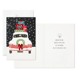 Hallmark Antique Car Loaded With Gifts Boxed Christmas Cards, Pack Of 16 -Hallmark Gift Shop Antique Car Loaded With Gifts Boxed Christmas Cards 1XPX2218 03