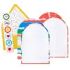 Hallmark Arched Waves And Frames Stationery Set, 12 Sheets -Hallmark Gift Shop Arch With Squiggles and Squares Stationery Set 3STN1148 01