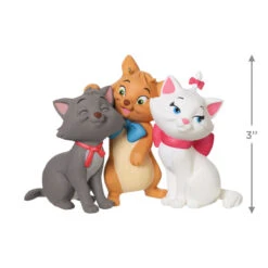 Hallmark Disney The Aristocats 55th Anniversary Berlioz, Toulouse And Marie Ornament -Hallmark Gift Shop Aristocats Three Kittens Keepsake Ornament 5QXD7082 04