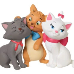 Hallmark Disney The Aristocats 55th Anniversary Berlioz, Toulouse And Marie Ornament -Hallmark Gift Shop Aristocats Three Kittens Keepsake Ornament 5QXD7082 06