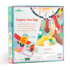 Eeboo Around The Clock 25-Piece Giant Jigsaw Puzzle For Kids -Hallmark Gift Shop Around the Clock 25Piece Giant Jigsaw Puzzle PZCLK 03