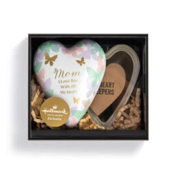 Demdaco With All My Heart Art Heart Keeper Trinket Box -Hallmark Gift Shop Art Heart Resin and Metal Trinket Dish 1003480437 03