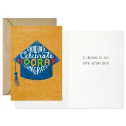 Hallmark Assorted Bold And Bright Graduation Cards, Box Of 12 -Hallmark Gift Shop Assorted Bold and Bright Graduation Cards Bulk Pack 5GEY2001 04