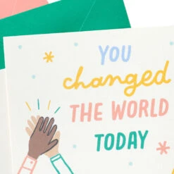 Hallmark Little World Changers™ Assorted Blank Note Cards In Caddy, Pack Of 24 -Hallmark Gift Shop Assorted Kids Blank Note Cards in Caddy 3SOM1188 05