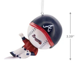 Hallmark MLB Atlanta Braves™ Bobblehead Ornament -Hallmark Gift Shop Atlanta Braves Bobblehead Christmas Ornament 1OSL2435 03