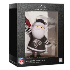 NFL Atlanta Falcons Santa Fan Hallmark Ornament -Hallmark Gift Shop Atlanta Falcons Santa Fan Christmas Ornament 1OSL2574 08