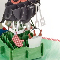 Hallmark Just For You BBQ Grill 3D Pop-Up Birthday Card -Hallmark Gift Shop BBQ Grill 3D PopUp Birthday Card 1299LAD2898 05
