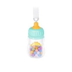 Hallmark Mini A Teeny Sip Ornament, 1" -Hallmark Gift Shop Baby Bottle With Sun Keepsake Ornament 5QHX3255 07