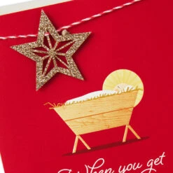 Hallmark Baby Jesus In The Manger Religious Boxed Christmas Cards, Pack Of 16 -Hallmark Gift Shop Baby Jesus in the Manger Boxed Christmas Cards 1DSH1031 06