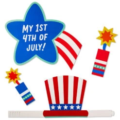 Hallmark Baby's First Holidays Pics 'n' Props Kit -Hallmark Gift Shop Babys 1st Holidays Photo Prop Frame Kit 1BBY4822 06