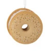 Everything Bagel Hallmark Ornament -Hallmark Gift Shop Bagel With Seeds Cream Cheese Christmas Ornament 1HGO3499 01