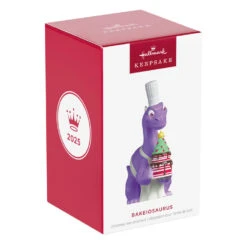 Hallmark Bakeiosaurus Ornament -Hallmark Gift Shop Baking Dinosaur Keepsake Ornament 5QGO1535 08
