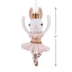 Ballerina Bunny Hallmark Ornament -Hallmark Gift Shop Ballerina Bunny Christmas Ornament 1HGO3652 04