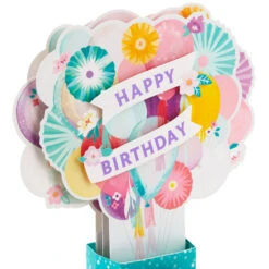 Hallmark Balloons And Presents 3D Pop-Up Birthday Card -Hallmark Gift Shop Balloons and Presents 3D PopUp Birthday Card 799WDR1101 01