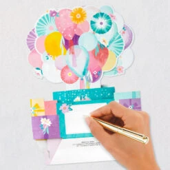 Hallmark Balloons And Presents 3D Pop-Up Birthday Card -Hallmark Gift Shop Balloons and Presents 3D PopUp Birthday Card 799WDR1101 06