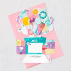 Hallmark Balloons And Presents 3D Pop-Up Birthday Card -Hallmark Gift Shop Balloons and Presents 3D PopUp Birthday Card 799WDR1101 07