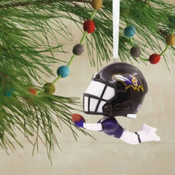 NFL Baltimore Ravens Bouncing Buddy Hallmark Ornament -Hallmark Gift Shop Baltimore Ravens Bobblehead Christmas Ornament 1OSL2392 02