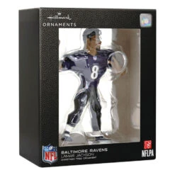 NFL Baltimore Ravens Lamar Jackson Hallmark Ornament -Hallmark Gift Shop Baltimore Ravens Lamar Jackson Christmas Ornament 1OSL2097 04