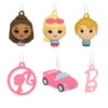 Mini Barbie™ Shatterproof Hallmark Ornaments, Set Of 6 -Hallmark Gift Shop Barbie Christmas Ornaments 3HCM4764 01