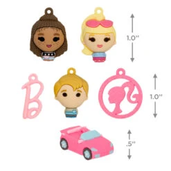 Mini Barbie™ Shatterproof Hallmark Ornaments, Set Of 6 -Hallmark Gift Shop Barbie Christmas Ornaments 3HCM4764 04
