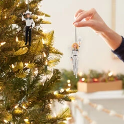 Hallmark Barbie™ And Ken™ Western Stars Ornaments, Set Of 2 -Hallmark Gift Shop Barbie and Ken Western Stars Keepsake Ornaments 5QXI7974 05