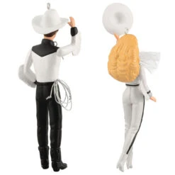 Hallmark Barbie™ And Ken™ Western Stars Ornaments, Set Of 2 -Hallmark Gift Shop Barbie and Ken Western Stars Keepsake Ornaments 5QXI7974 07