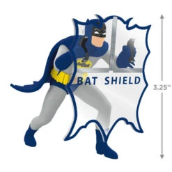 Hallmark Batman™ The Classic TV Series Behind The Bat-Shield™ Ornament -Hallmark Gift Shop Batman With BatShield Keepsake Ornament 5QXI8392 04