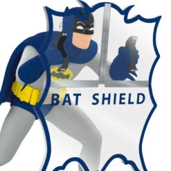 Hallmark Batman™ The Classic TV Series Behind The Bat-Shield™ Ornament -Hallmark Gift Shop Batman With BatShield Keepsake Ornament 5QXI8392 06